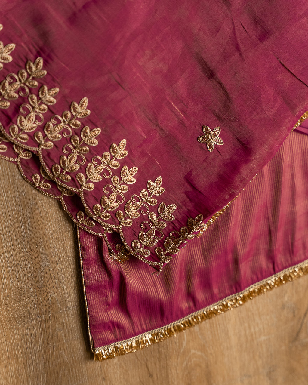 Rani Pink Silk Suit Set