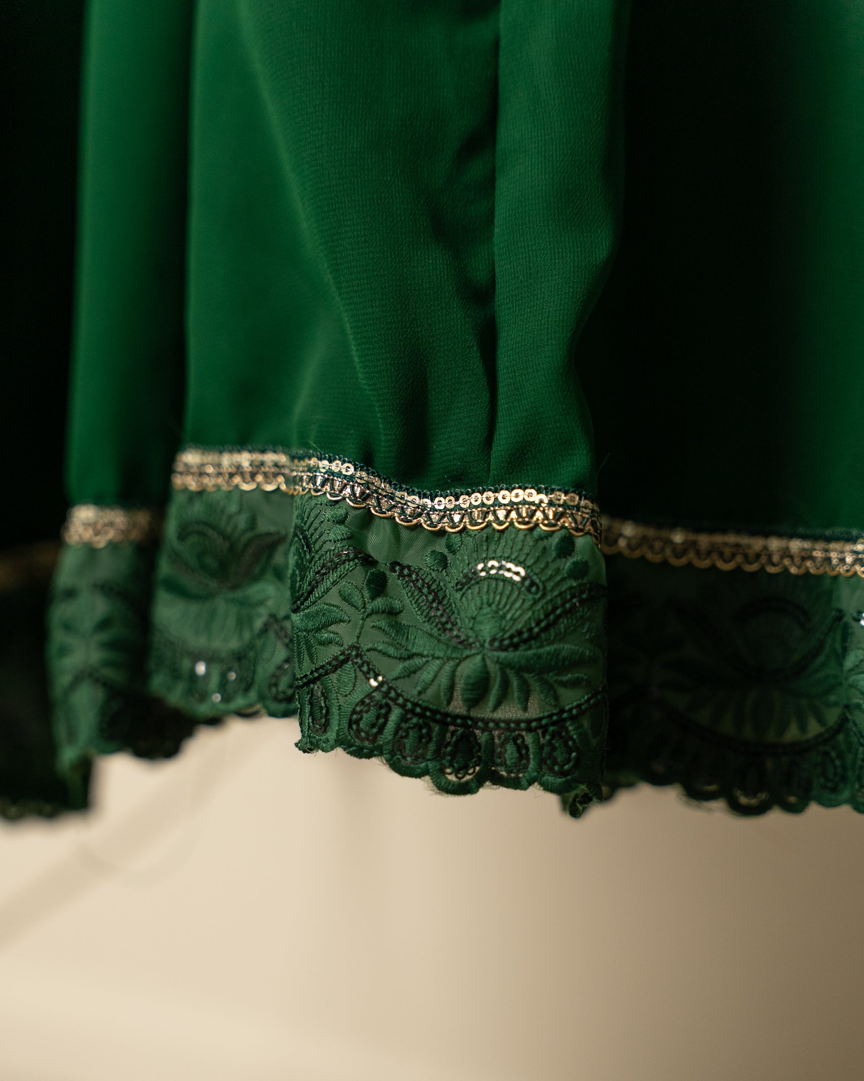 Emerald Green Anarkali Set