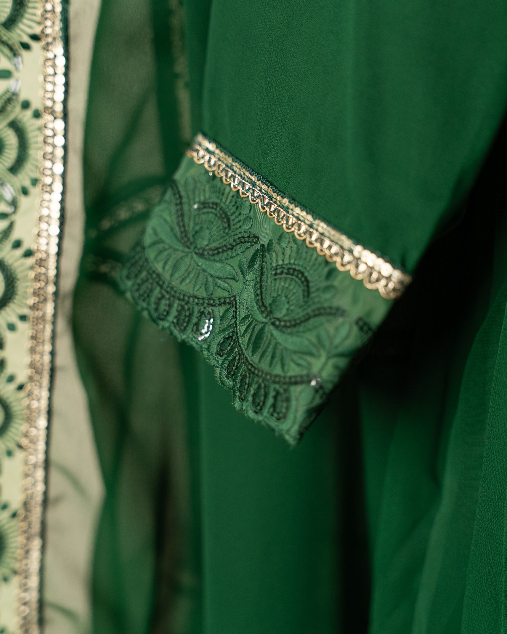 Emerald Green Anarkali Set