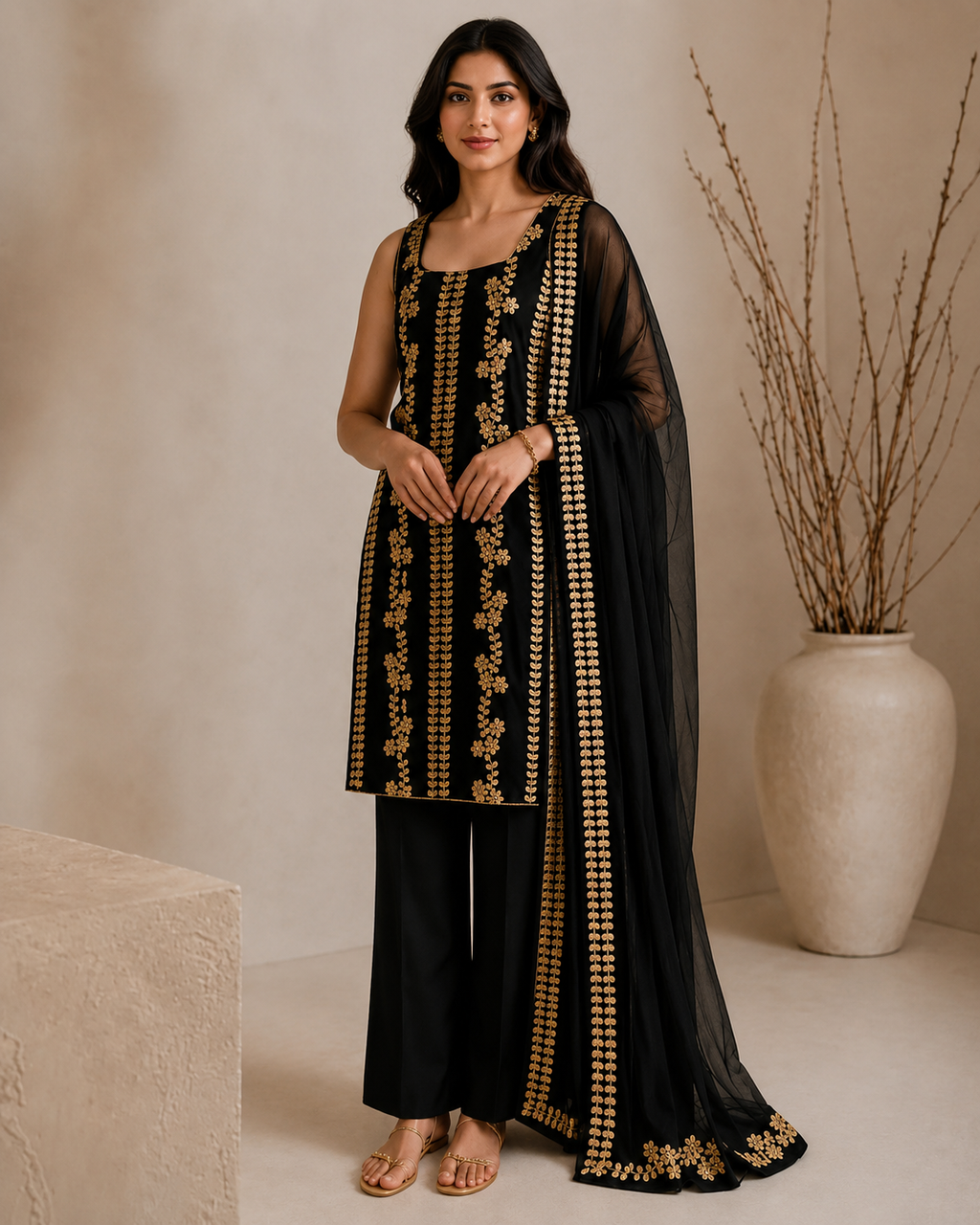 Midnight Floral Suit Set