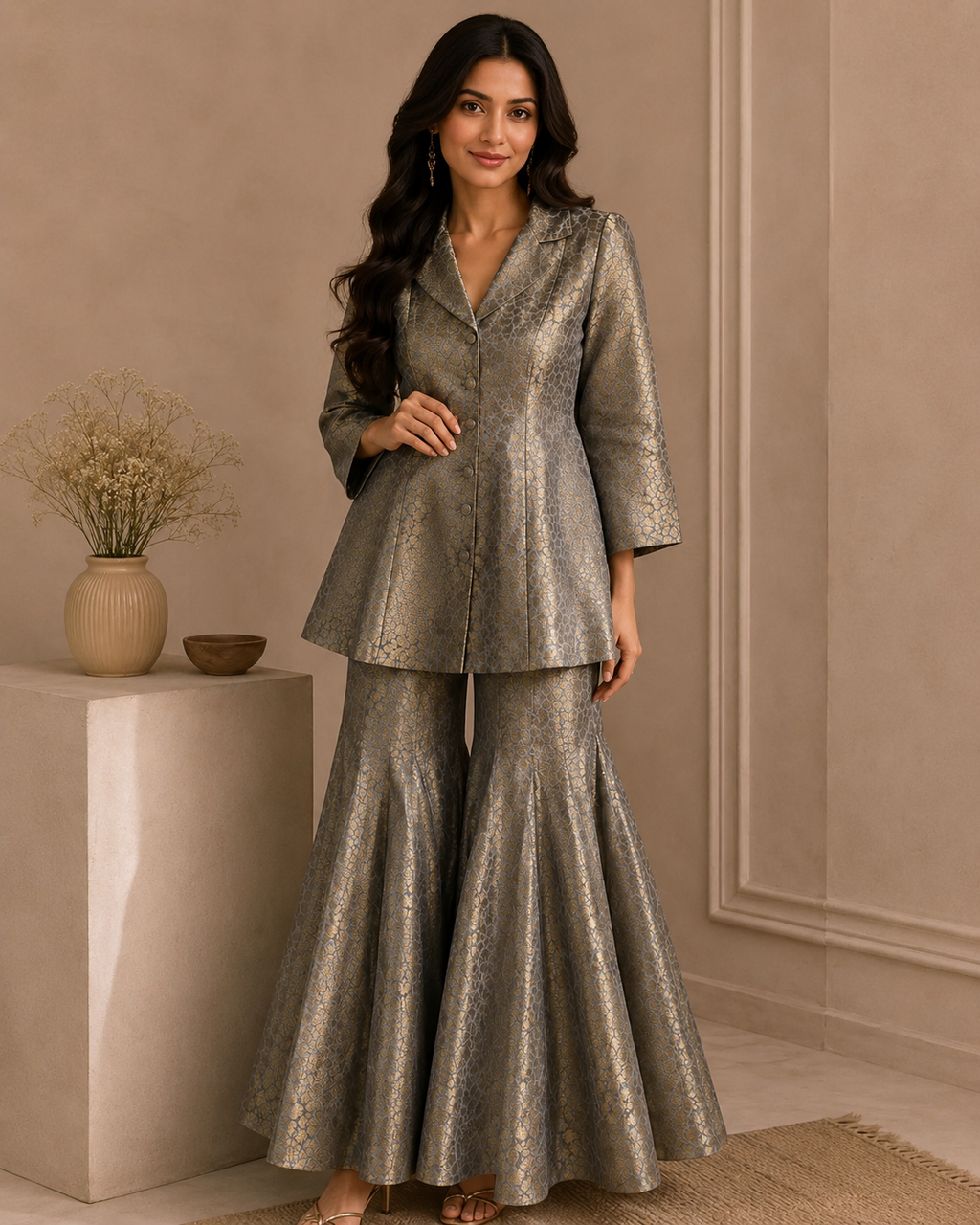 Champagne Gold Party Suit