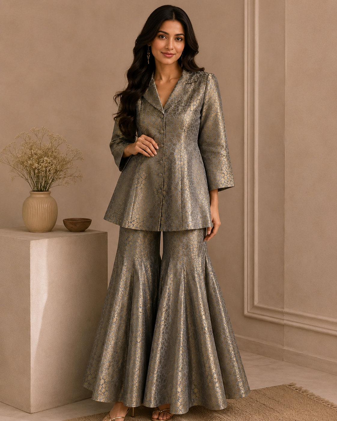 Champagne Gold Party Suit