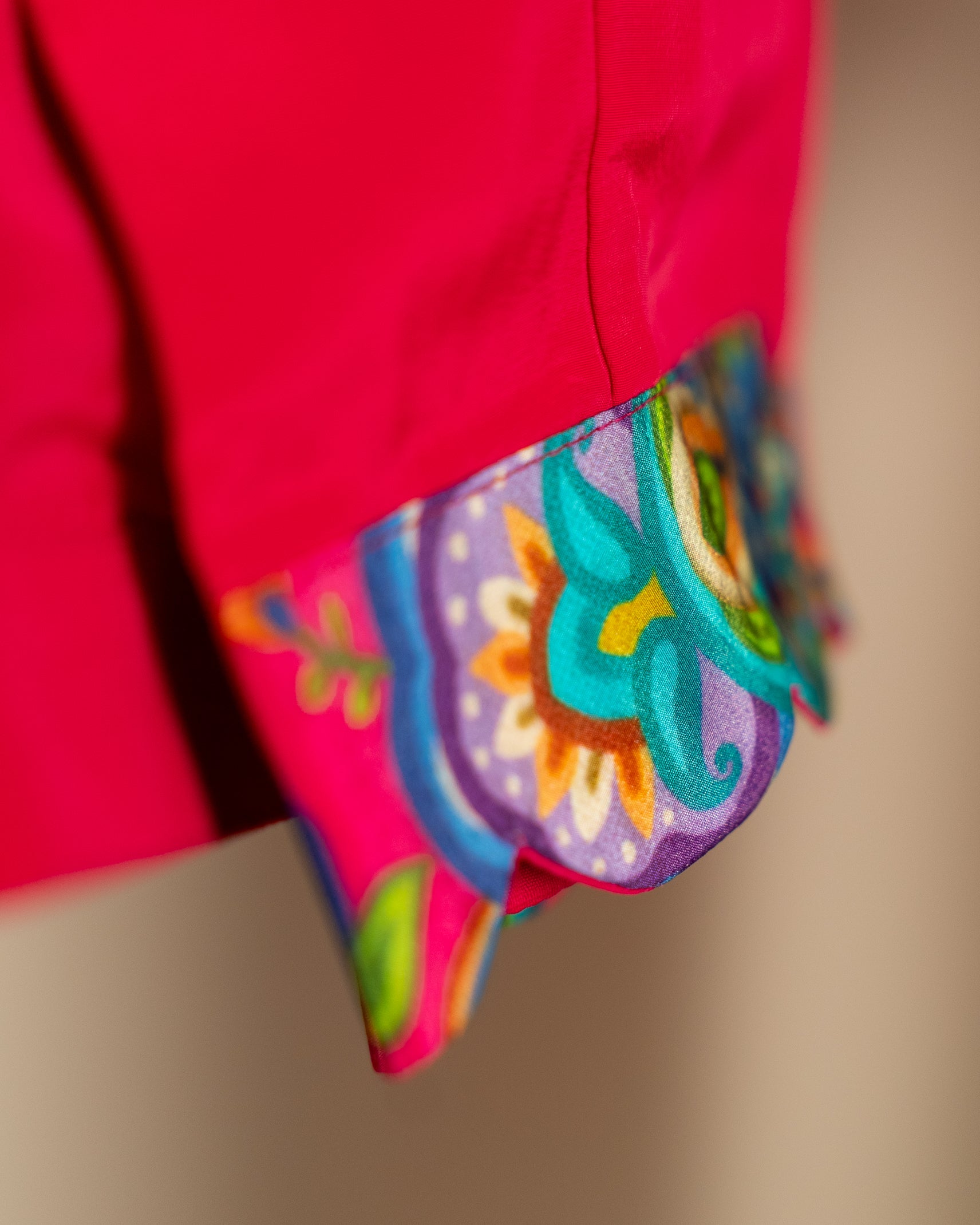 Imperial Red Paisley Designer Suit Set