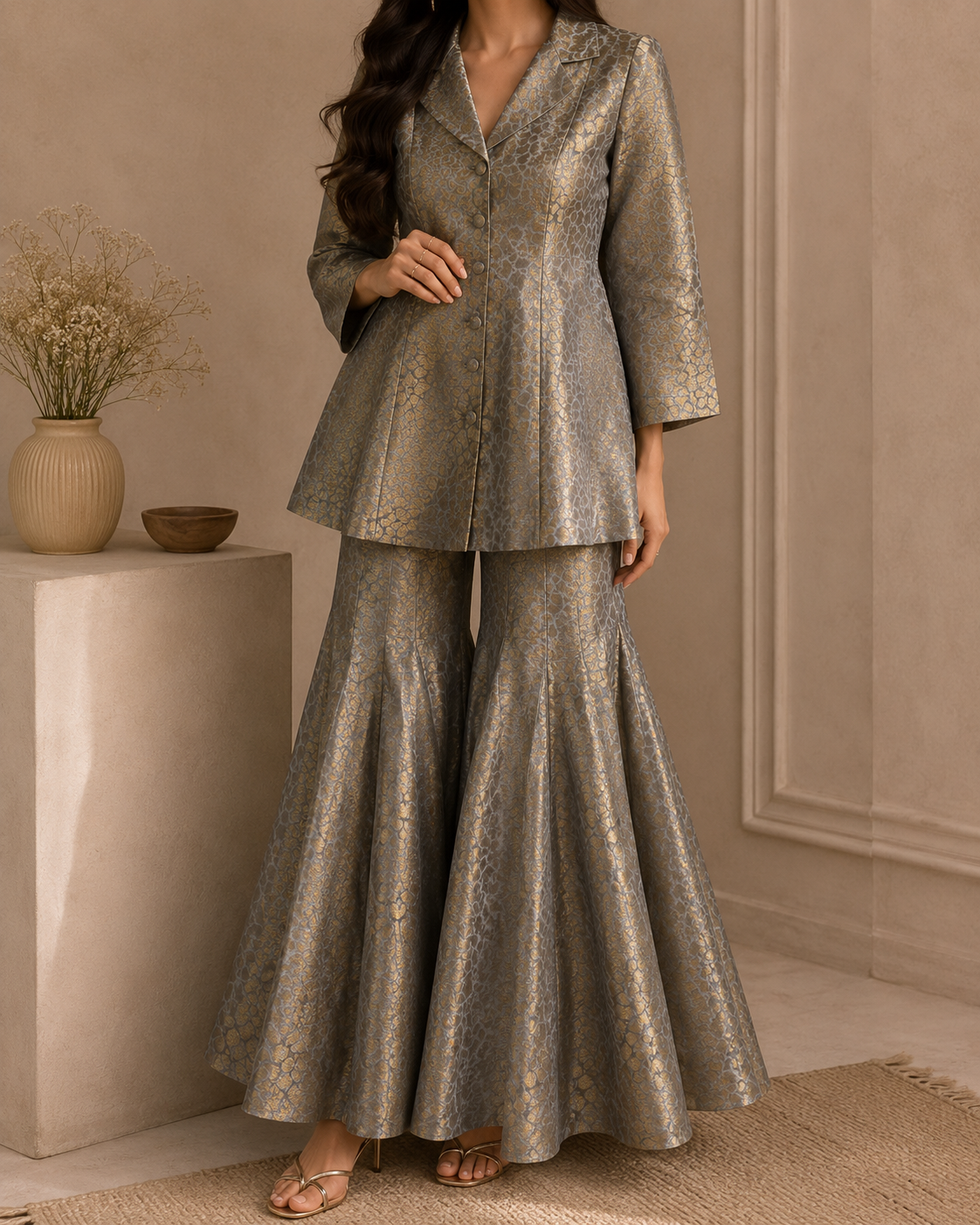 Champagne Gold Party Suit