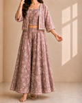 Dusty Mauve Floral Coord Set