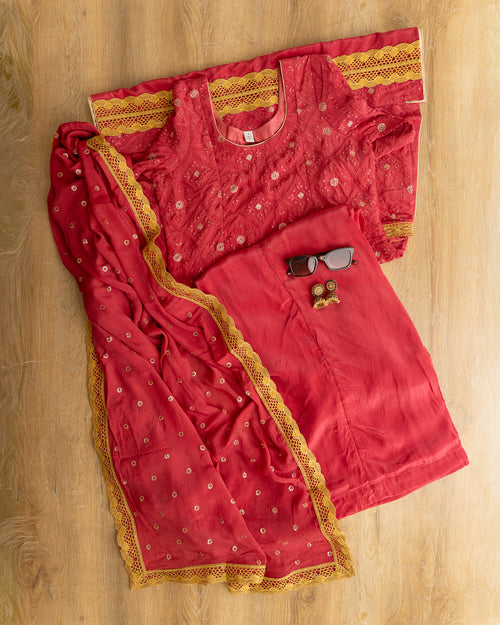 Diamond Embroidered Suit